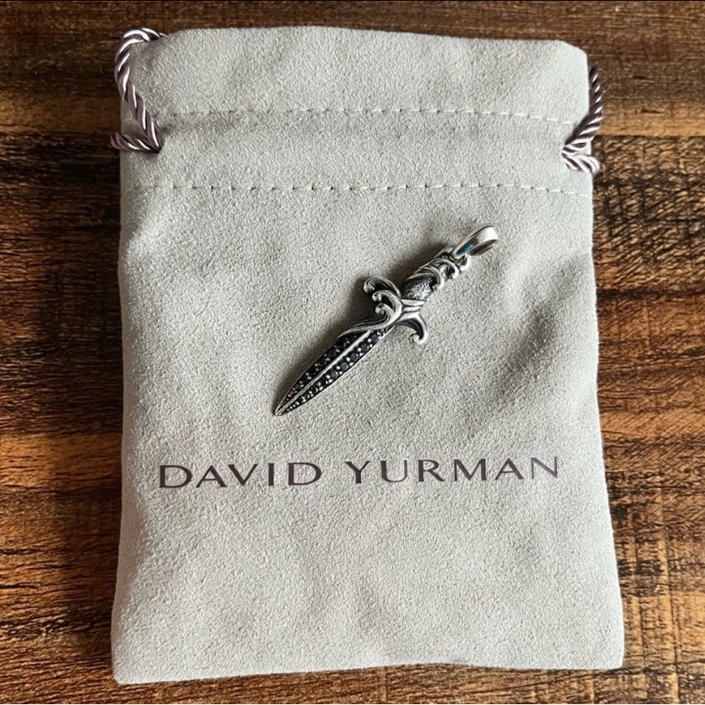 David Yurman Waves Dagger Amulet